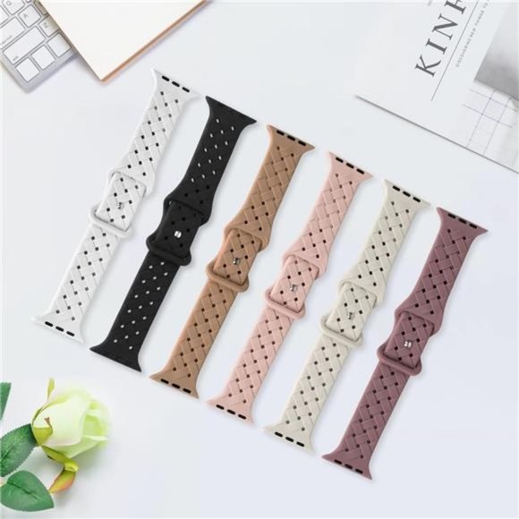 NEW 6 Pack Stylish Apple Watch Bands - Picture 2 of 3